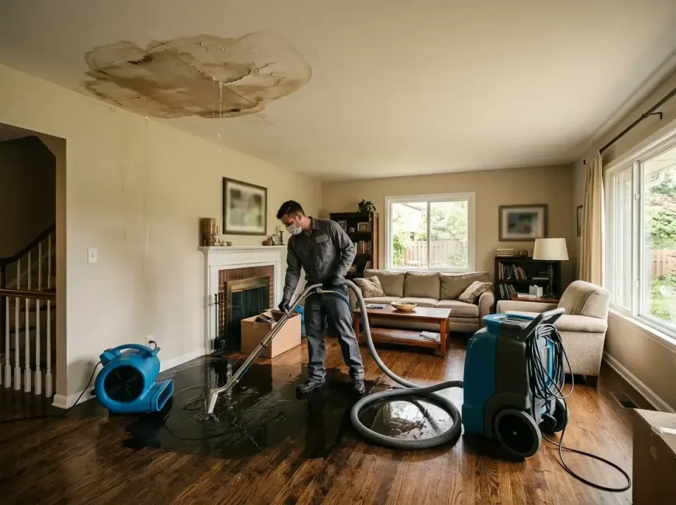 attic-pipe-burst-ceiling-drip-008 — frequently asked questions, Water Damage Restoration & Carpet Care in Garrett, IN